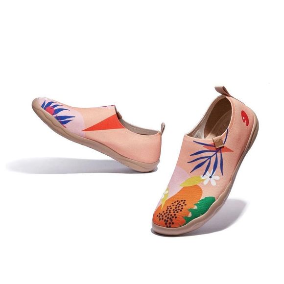 UIN Colorful Floral Slip-On Flats - Picture 4 of 7